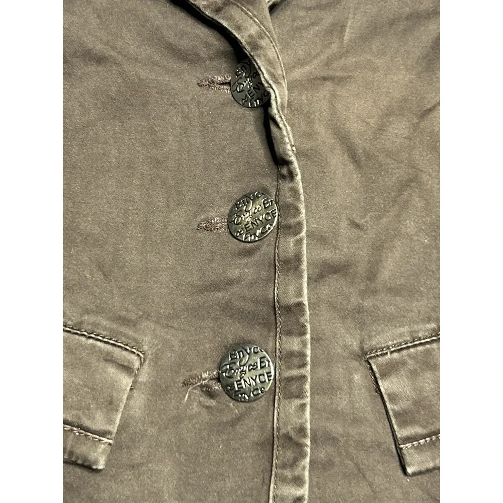 Vintage Y2K Enyce Blazer Jacket Toddler Girls Youth Medium Brown Cyber Grunge